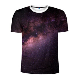 Мужская футболка 3D спортивная с принтом Cosmos в Санкт-Петербурге, 100% полиэстер с улучшенными характеристиками | приталенный силуэт, круглая горловина, широкие плечи, сужается к линии бедра | cosmos | galaxy | nebula | space | star | абстракция | вселенная | галактика | звезда | звезды | космический | планеты