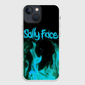 Чехол для iPhone 13 mini с принтом SALLY FACE FIRE в Санкт-Петербурге,  |  | Тематика изображения на принте: face | fire | game | horror | larry | sally | sally face | sanity s fall | игра | ларри | мальчик с протезом | огонь | салли | салли фейс | ужасы