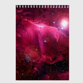 Скетчбук с принтом Cosmos в Санкт-Петербурге, 100% бумага
 | 48 листов, плотность листов — 100 г/м2, плотность картонной обложки — 250 г/м2. Листы скреплены сверху удобной пружинной спиралью | cosmos | galaxy | nebula | space | star | абстракция | вселенная | галактика | звезда | звезды | космический | планеты