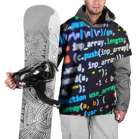 Накидка на куртку 3D с принтом ТЫЖ ПРОГРАММИСТ! в Санкт-Петербурге, 100% полиэстер |  | Тематика изображения на принте: буквы | код | кодер | коды | переменные | программирование | программист | си плас плас | строки кода | цифры