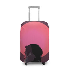 Чехол для чемодана 3D с принтом Райан Гослинг в Санкт-Петербурге, 86% полиэфир, 14% спандекс | двустороннее нанесение принта, прорези для ручек и колес | бегущий по лезвию | райан гослинг