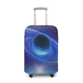 Чехол для чемодана 3D с принтом Космос в Санкт-Петербурге, 86% полиэфир, 14% спандекс | двустороннее нанесение принта, прорези для ручек и колес | galaxy | nasa | nebula | space | star | абстракция | вселенная | галактика | звезда | звезды | космический | наса | планеты