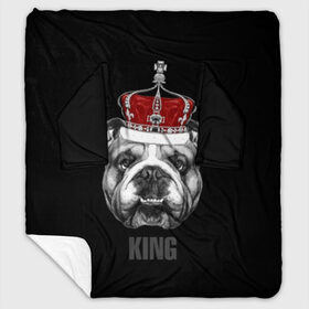 Плед с рукавами с принтом Английский бульдог с короной в Санкт-Петербурге, 100% полиэстер | Закругленные углы, все края обработаны. Ткань не мнется и не растягивается. Размер 170*145 | animals | authority | breed | bulldog | cool | crown | dog | english | fighting | head | illustration | inscription | king | muzzle | supreme | swag | авторитет | английский | бойцовый | бульдог | верховный | голова | животные | иллюстрация | король | кор