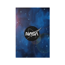 Обложка для паспорта матовая кожа с принтом NASA SPACE в Санкт-Петербурге, натуральная матовая кожа | размер 19,3 х 13,7 см; прозрачные пластиковые крепления | galaxy | nasa | nebula | space | star | абстракция | вселенная | галактика | звезда | звезды | космический | наса | планеты