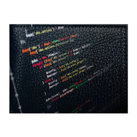 Обложка для студенческого билета с принтом ПРОГРАММИСТ в Санкт-Петербурге, натуральная кожа | Размер: 11*8 см; Печать на всей внешней стороне | Тематика изображения на принте: anonymus | cod | hack | hacker | it | program | texture | айти | аноним | анонимус | взлом | код | кодинг | программа | программист | текстура | хак | хакер