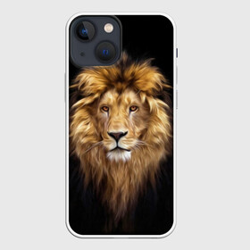 Чехол для iPhone 13 mini с принтом Лев в Санкт-Петербурге,  |  | african | animals | authority | big | cat | cool | head | illustration | indisputable | lion | mane | muzzle | supreme | swag | авторитет | африканский | большая | верховный | голова | грива | животные | иллюстрация | кошка | крутой | лев | непрер
