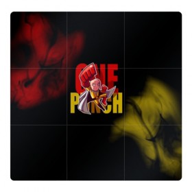 Магнитный плакат 3Х3 с принтом One-Punch Man в Санкт-Петербурге, Полимерный материал с магнитным слоем | 9 деталей размером 9*9 см | one | one punch man | бесправный ездок | бласт | бэнг | ванпанчмен | генос | демон киборг | лысый плащ | ниндзя | сайтама | сверхзвуковой соник | серебряный клык | тацумаки | человек один удар