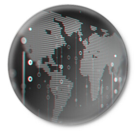Значок с принтом ПРОГРАММИСТ в Санкт-Петербурге,  металл | круглая форма, металлическая застежка в виде булавки | anonymus | cod | hack | hacker | it | program | texture | айти | аноним | анонимус | взлом | код | кодинг | программа | программист | текстура | хак | хакер
