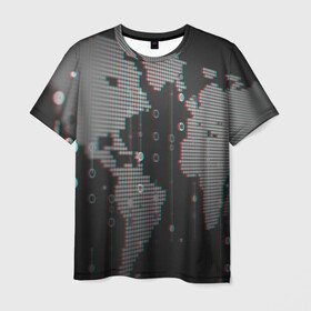 Мужская футболка 3D с принтом ПРОГРАММИСТ в Санкт-Петербурге, 100% полиэфир | прямой крой, круглый вырез горловины, длина до линии бедер | anonymus | cod | hack | hacker | it | program | texture | айти | аноним | анонимус | взлом | код | кодинг | программа | программист | текстура | хак | хакер