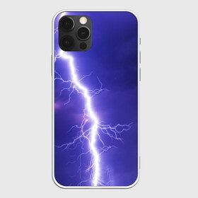 Чехол для iPhone 12 Pro Max с принтом Молния в Санкт-Петербурге, Силикон |  | вспышка | интересная | молния | небо | необычная | прикольная | яркая