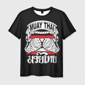 Мужская футболка 3D с принтом Muay Thai в Санкт-Петербурге, 100% полиэфир | прямой крой, круглый вырез горловины, длина до линии бедер | Тематика изображения на принте: fight | muay thai | thai boxing | ufc | бокс | ката | кикбоксин | лаос | лоу кик | муай | мьянма | поединок | таиланд | тай | тайский | таолу