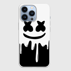 Чехол для iPhone 13 Pro с принтом MELLO BLACK x WHITE | MARSHMELLO в Санкт-Петербурге,  |  | Тематика изображения на принте: colors | dj | marshmello | paints | usa | абстракция | америка | звезда | клубная музыка | космический | краски | маршмелло | музыка | музыкант