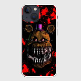 Чехол для iPhone 13 mini с принтом Five Nights At Freddys в Санкт-Петербурге,  |  | 5 ночей с фредди | five nights at freddys | foxy | аниматроники | игра | компьютерная игра | робот | фокси | фредди | фреди | чика