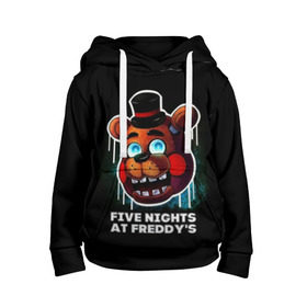 Детская толстовка 3D с принтом Five Nights At Freddy\`s в Санкт-Петербурге, 100% полиэстер | двухслойный капюшон со шнурком для регулировки, мягкие манжеты на рукавах и по низу толстовки, спереди карман-кенгуру с мягким внутренним слоем | 