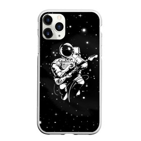 Чехол для iPhone 11 Pro Max матовый с принтом Cosmorock в Санкт-Петербурге, Силикон |  | cosmonaut | cosmos | guitar | music | rock | space | spacesuit | star | гитара | звезда | космонавт | космос | музыка | скафандр