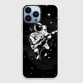 Чехол для iPhone 13 Pro Max с принтом Cosmorock в Санкт-Петербурге,  |  | cosmonaut | cosmos | guitar | music | rock | space | spacesuit | star | гитара | звезда | космонавт | космос | музыка | скафандр