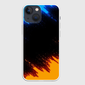 Чехол для iPhone 13 mini с принтом БИТВА ОГНЕЙ в Санкт-Петербурге,  |  | bright | colors | fire | heat | light | paints | wildfire | брызги | искры | краски | огненный | огонь | пламя | пожар