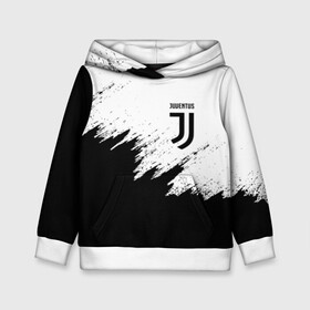 Детская толстовка 3D с принтом JUVENTUS SPORT в Санкт-Петербурге, 100% полиэстер | двухслойный капюшон со шнурком для регулировки, мягкие манжеты на рукавах и по низу толстовки, спереди карман-кенгуру с мягким внутренним слоем | black and white | cr7 | fc | football | football club | juve | juventus | ronaldo | sport | роналдо | спорт | спортивные | униформа | фирменные цвета | фк | футбол | футбольный клуб | черно белый | ювентус