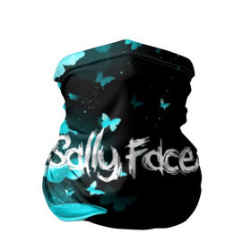 Бандана-труба 3D с принтом SALLY FACE в Санкт-Петербурге, 100% полиэстер, ткань с особыми свойствами — Activecool | плотность 150‒180 г/м2; хорошо тянется, но сохраняет форму | Тематика изображения на принте: face | game | horror | larry | sally | sally face | sanity s fall | бабочки | игра | ларри | мальчик с протезом | салли | салли фейс | ужасы