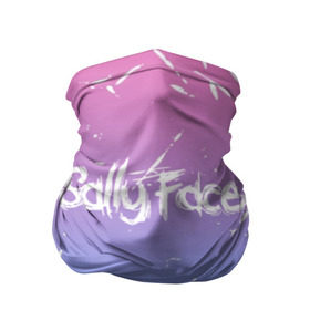 Бандана-труба 3D с принтом SALLY FACE в Санкт-Петербурге, 100% полиэстер, ткань с особыми свойствами — Activecool | плотность 150‒180 г/м2; хорошо тянется, но сохраняет форму | Тематика изображения на принте: face | game | horror | larry | sally | sally face | sanity s fall | брызги | игра | краски | ларри | мальчик с протезом | салли | салли фейс | ужасы