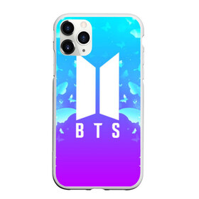 Чехол для iPhone 11 Pro Max матовый с принтом BTS BUTTERFLIES в Санкт-Петербурге, Силикон |  | Тематика изображения на принте: bangtan boys | bt21 | bts | bts army | bts stickers | butterflies | j hope | jimin | jin | jungkook | k pop | rap monster | rapmon | suga | v | бабочки | бтс | корея | стикеры bts