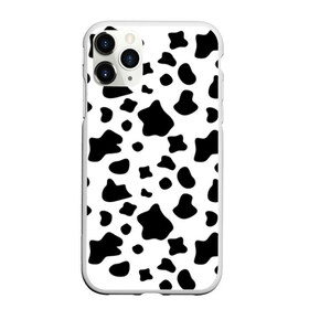 Чехол для iPhone 11 Pro матовый с принтом Корова в Санкт-Петербурге, Силикон |  | animal | black white | cow | pattern | животное | кавай | корова | паттерн | пятна | черно белое