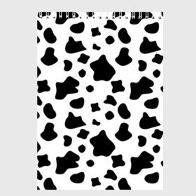 Скетчбук с принтом Корова в Санкт-Петербурге, 100% бумага
 | 48 листов, плотность листов — 100 г/м2, плотность картонной обложки — 250 г/м2. Листы скреплены сверху удобной пружинной спиралью | animal | black white | cow | pattern | животное | кавай | корова | паттерн | пятна | черно белое