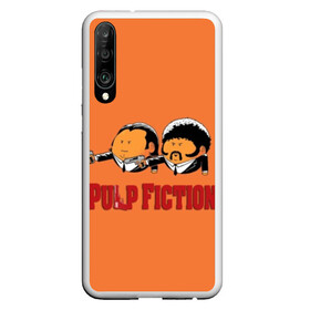 Чехол для Honor P30 с принтом Pulp Fiction - Art 2 в Санкт-Петербурге, Силикон | Область печати: задняя сторона чехла, без боковых панелей | art | film | movie | pulp fiction | tarantino | кино | криминальное чтиво | приколы | тарантино | фильмы