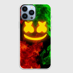 Чехол для iPhone 13 Pro Max с принтом MARSHMELLO TOXIC | МАРШМЕЛЛО ТОКСИК в Санкт-Петербурге,  |  | dj | fire | flame | marshmello | toxic flame | usa | америка | клубная музыка | маршмелло | музыка | музыкант | огонь