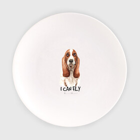 Тарелка с принтом Бассет-хаунд в Санкт-Петербурге, фарфор | диаметр - 210 мм
диаметр для нанесения принта - 120 мм | Тематика изображения на принте: dog | бассет | бассет хаунд | собака | собаки | хаунд