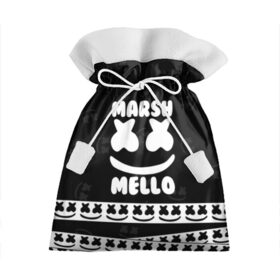 Подарочный 3D мешок с принтом Marshmello 6 в Санкт-Петербурге, 100% полиэстер | Размер: 29*39 см | Тематика изображения на принте: dj | fortnite | marshmello | music | дж | зефир | маршмелоу | музыка | форнайт | фортнайт