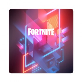 Магнит виниловый Квадрат с принтом FORTNITE SEASON 9 в Санкт-Петербурге, полимерный материал с магнитным слоем | размер 9*9 см, закругленные углы | 2019 | armor | armour | cybersport | esport | fortnite | game | logo | season 9 | броня | игра | киберспорт | сезон 9 | фиолетовый | фортнайт