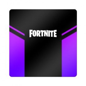 Магнит виниловый Квадрат с принтом FORTNITE SEASON 9 в Санкт-Петербурге, полимерный материал с магнитным слоем | размер 9*9 см, закругленные углы | 2019 | armor | armour | cybersport | esport | fortnite | game | logo | season 9 | броня | игра | киберспорт | сезон 9 | фиолетовый | фортнайт