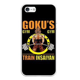 Чехол для iPhone 5/5S матовый с принтом GOKU GYM в Санкт-Петербурге, Силикон | Область печати: задняя сторона чехла, без боковых панелей | bodybuilding | diet | exercise | fitness | gym | heath | motivation | muscle | phil | training | workout | бодибилдинг | мотивация | спорт | трансформация | фитнес | эстетичный