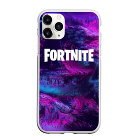 Чехол для iPhone 11 Pro Max матовый с принтом FORTNITE NEON в Санкт-Петербурге, Силикон |  | Тематика изображения на принте: 2019 | armor | armour | cybersport | esport | fortnite | game | logo | neon | season 9 | броня | игра | киберспорт | неон | сезон 9 | фиолетовый | фортнайт