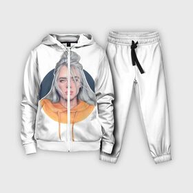 Детский костюм 3D с принтом Billie Eilish art 1 в Санкт-Петербурге,  |  | art | billie | billie eilish | eilish | music | pop | trend | арт | билли айлиш | музыка | тренд