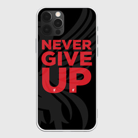 Чехол для iPhone 12 Pro Max с принтом Never Give UP 4-0 в Санкт-Петербурге, Силикон |  | Тематика изображения на принте: liverpool | never give up | salah | ливерпуль | салах | футболка салаха