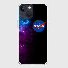 Чехол для iPhone 13 mini с принтом NASA (SPACE) 4.2 в Санкт-Петербурге,  |  | nasa | paint | space | звезды | космос | краска | наса | черная дыра