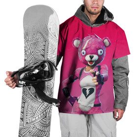 Накидка на куртку 3D с принтом Only You! в Санкт-Петербурге, 100% полиэстер |  | Тематика изображения на принте: battle royale | bear | fortnite | pink | батл роял | медведь | розовый | фортнайт | фурри