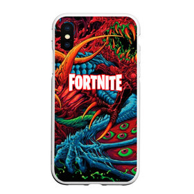 Чехол для iPhone XS Max матовый с принтом FORTNITE HYPERBEAST в Санкт-Петербурге, Силикон | Область печати: задняя сторона чехла, без боковых панелей | battle royale | fortnite | fortnite battle royale | futuresynth | game | outrun | retrowave | synth | synthwave | игры | ретровейв | синтвейв | фортнайт