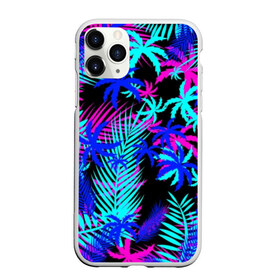 Чехол для iPhone 11 Pro матовый с принтом НЕОНОВЫЕ ТРОПИКИ TROPICAL NEON в Санкт-Петербурге, Силикон |  | hotline miami | neon | new retro wave | outrun | outrun electro | paints | palmen | rainbow | retro | retrowave | summer | synth | synthwave | tropical | брызги | брызги красок | звёзды | космос | краски | лето | неон | пальмы | радуга | 