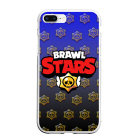 Чехол для iPhone 7Plus/8 Plus матовый с принтом Brawl Stars в Санкт-Петербурге, Силикон | Область печати: задняя сторона чехла, без боковых панелей | brawl | brawl st | brawl stars | colt | logo | map | mobo | pattern | poco | shelly | stars | бравл | игра | игры | карта | кольт | лого | мобильные игры | патерн | паттерн | поко | старс | шелли