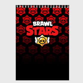 Скетчбук с принтом BRAWL STARS в Санкт-Петербурге, 100% бумага
 | 48 листов, плотность листов — 100 г/м2, плотность картонной обложки — 250 г/м2. Листы скреплены сверху удобной пружинной спиралью | 8 bit | 8 бит | bibi | brawl stars | crow | el brown | leon | leon shark | max | mr.p | sally leon | shark | stars | virus | werewolf | акула | биби | вирус | ворон | леон | оборотень | пингвин