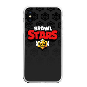 Чехол для iPhone XS Max матовый с принтом BRAWL STARS в Санкт-Петербурге, Силикон | Область печати: задняя сторона чехла, без боковых панелей | android | brawl stars | games | mobile game | stars | игры | мобильные игры