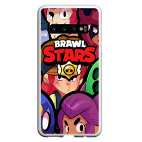 Чехол для Samsung Galaxy S10 с принтом BRAWL STARS в Санкт-Петербурге, Силикон | Область печати: задняя сторона чехла, без боковых панелей | 8 bit | 8 бит | bibi | brawl stars | crow | el brown | leon | leon shark | max | mr.p | sally leon | shark | stars | virus | werewolf | акула | биби | вирус | ворон | леон | оборотень | пингвин