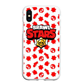 Чехол для iPhone XS Max матовый с принтом BRAWL STARS в Санкт-Петербурге, Силикон | Область печати: задняя сторона чехла, без боковых панелей | android | brawl stars | games | mobile game | stars | игры | мобильные игры