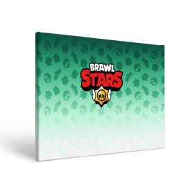 Холст прямоугольный с принтом BRAWL STARS в Санкт-Петербурге, 100% ПВХ |  | android | brawl stars | games | mobile game | stars | игры | мобильные игры