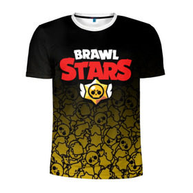 Мужская футболка 3D спортивная с принтом BRAWL STARS в Санкт-Петербурге, 100% полиэстер с улучшенными характеристиками | приталенный силуэт, круглая горловина, широкие плечи, сужается к линии бедра | android | brawl stars | games | mobile game | stars | игры | мобильные игры