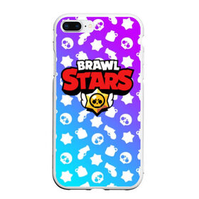 Чехол для iPhone 7Plus/8 Plus матовый с принтом BRAWL STARS в Санкт-Петербурге, Силикон | Область печати: задняя сторона чехла, без боковых панелей | android | brawl stars | games | mobile game | stars | игры | мобильные игры