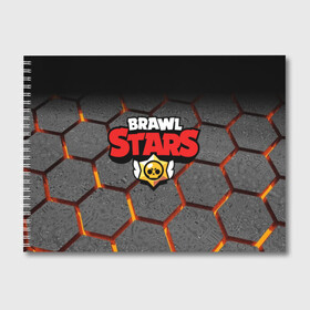 Альбом для рисования с принтом Brawl Stars Hex в Санкт-Петербурге, 100% бумага
 | матовая бумага, плотность 200 мг. | Тематика изображения на принте: brawl | brawl st | brawl stars | colt | hexagon | logo | map | mobo | pattern | poco | shelly | stars | бравл | игра | игры | карта | кольт | лого | мобильные игры | патерн | паттерн | поко | соты | старс | шелли